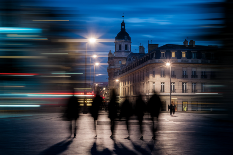 blois-soiree-lampadaires-silhouettes